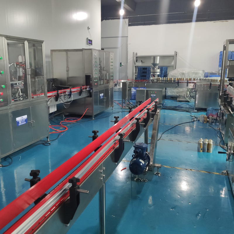 Оборудование высокоскоростной линии упаковки аэрозольной краски